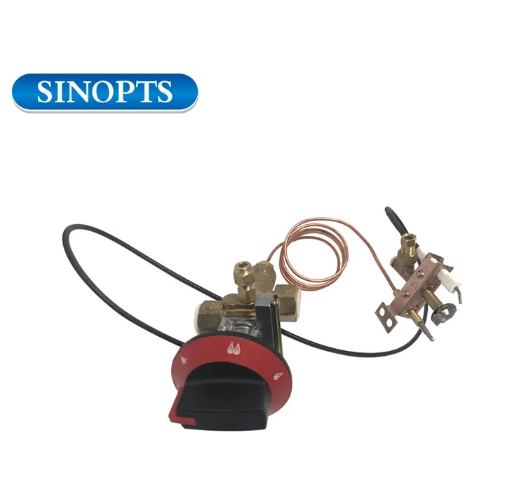 Gas Heater Valve With Thermocouple And Knob Pilot Burner Control Safety