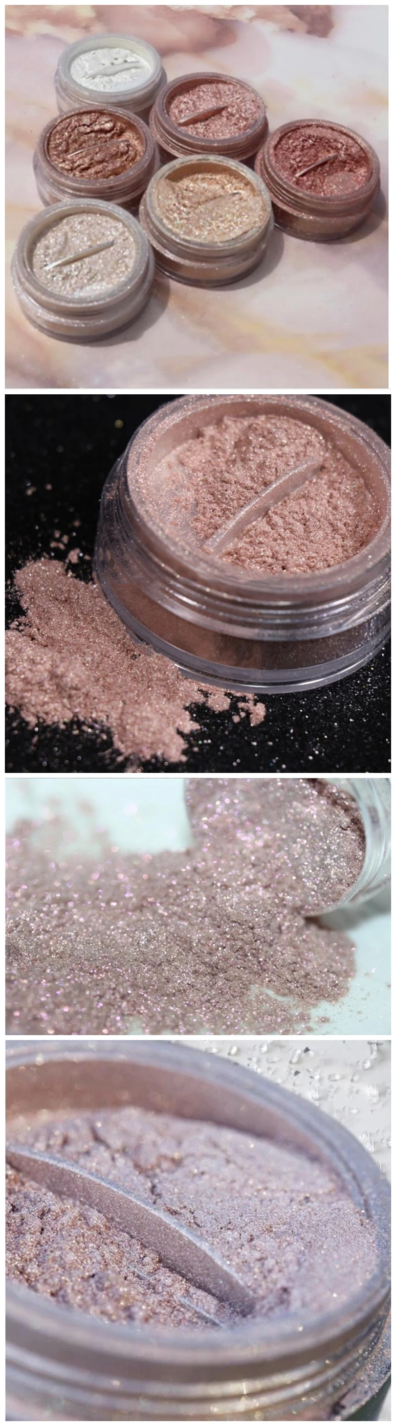 rose gold highlighter makeup
