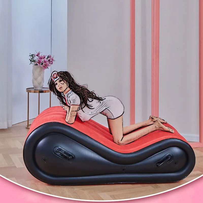 For Living Room Sex Sofa Bed Pvc Sex Furniture Air Cushion Bdsm Sexy Chair For Couples Chaise