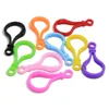 Colorful Plastic Lamp Shape Handmade Buckle Key Chain Snap Hook Lobster Clasp For Toy Doll Hang Buckle Bulb Hook