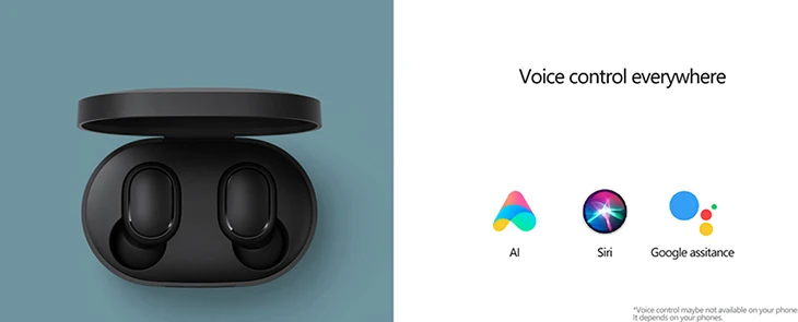 Global Version Xiaomi Mi True Wireless Earbuds Basic 2 Redmi AirDots 2 BT5.0 Headphones With Mic Handsfree Mi Earphone Earbuds - ANKUX.COM