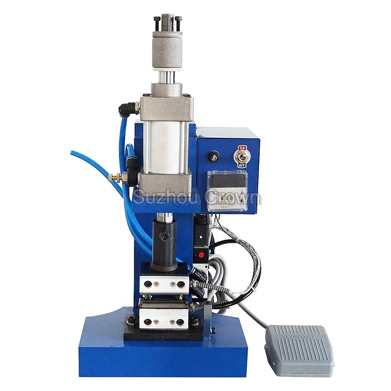 Pneumatic Small Thermocouple Wire Heat Stripping Machine Nylon Braided