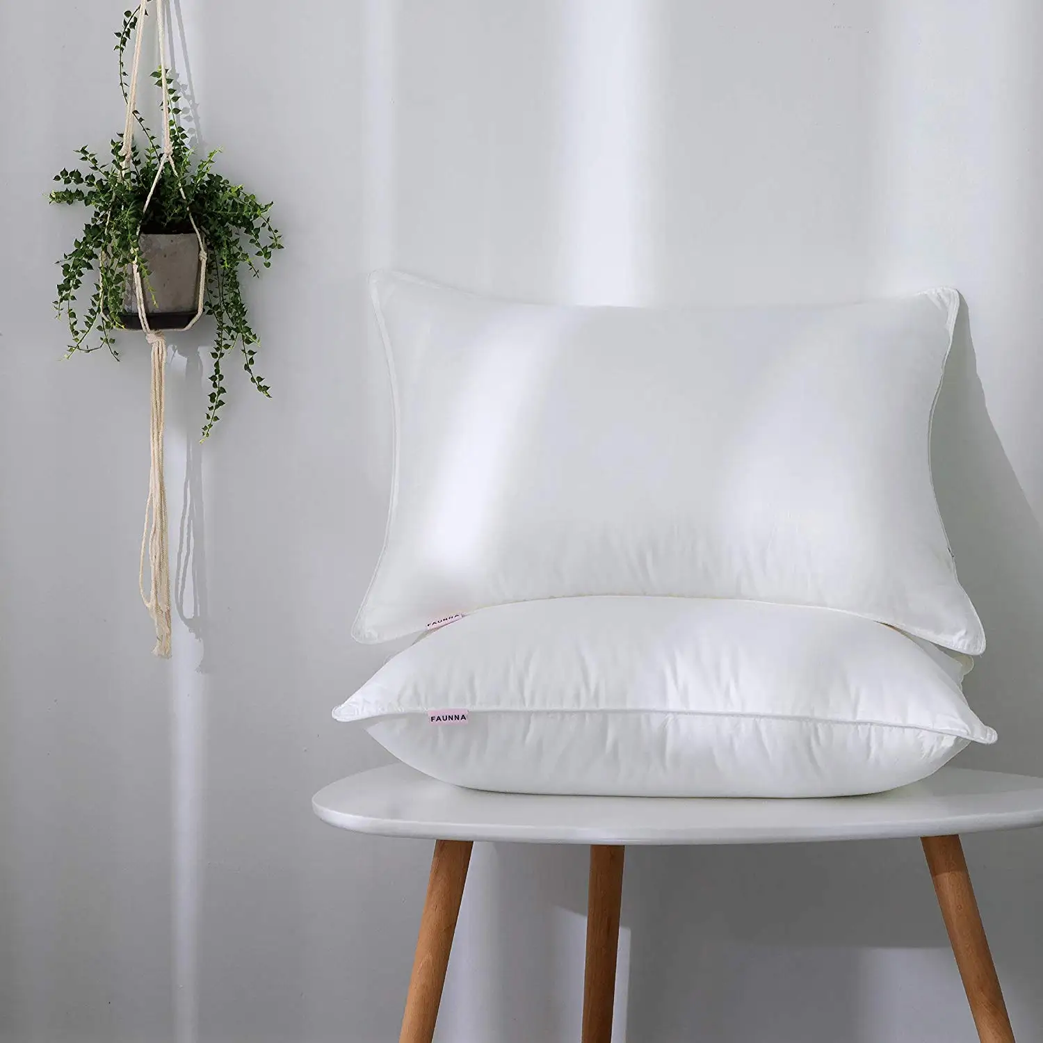 Oekotex Class I Pure Goose Down Queen Size Pillow With Organic