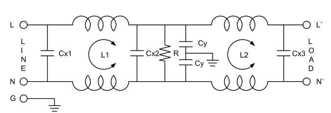 High Performance EMI EMC Ac Noise Filter 115/250VAC With CE ROHS Certification