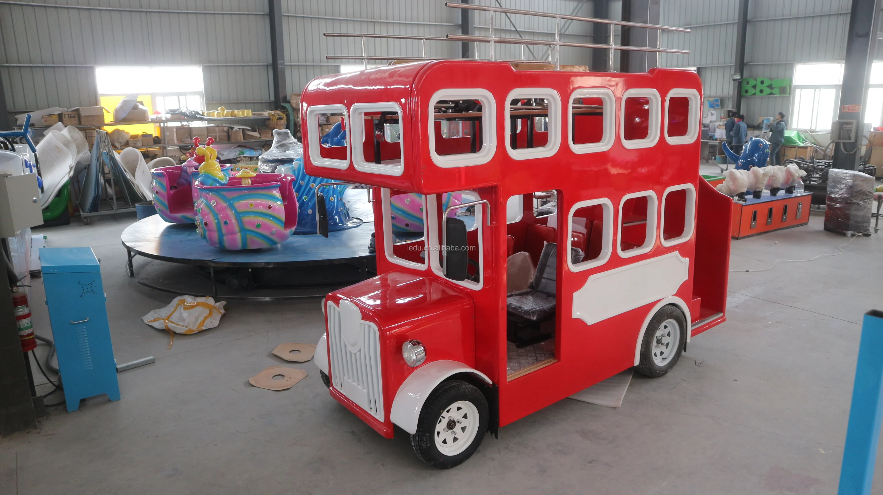 2020 游乐园游乐设施儿童伦敦旅游巴士双层巴士出售 - buy double