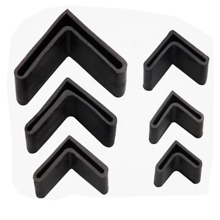 L Shape Furniture Angle Rubber Foot Pad Leg Protector/anti Slip