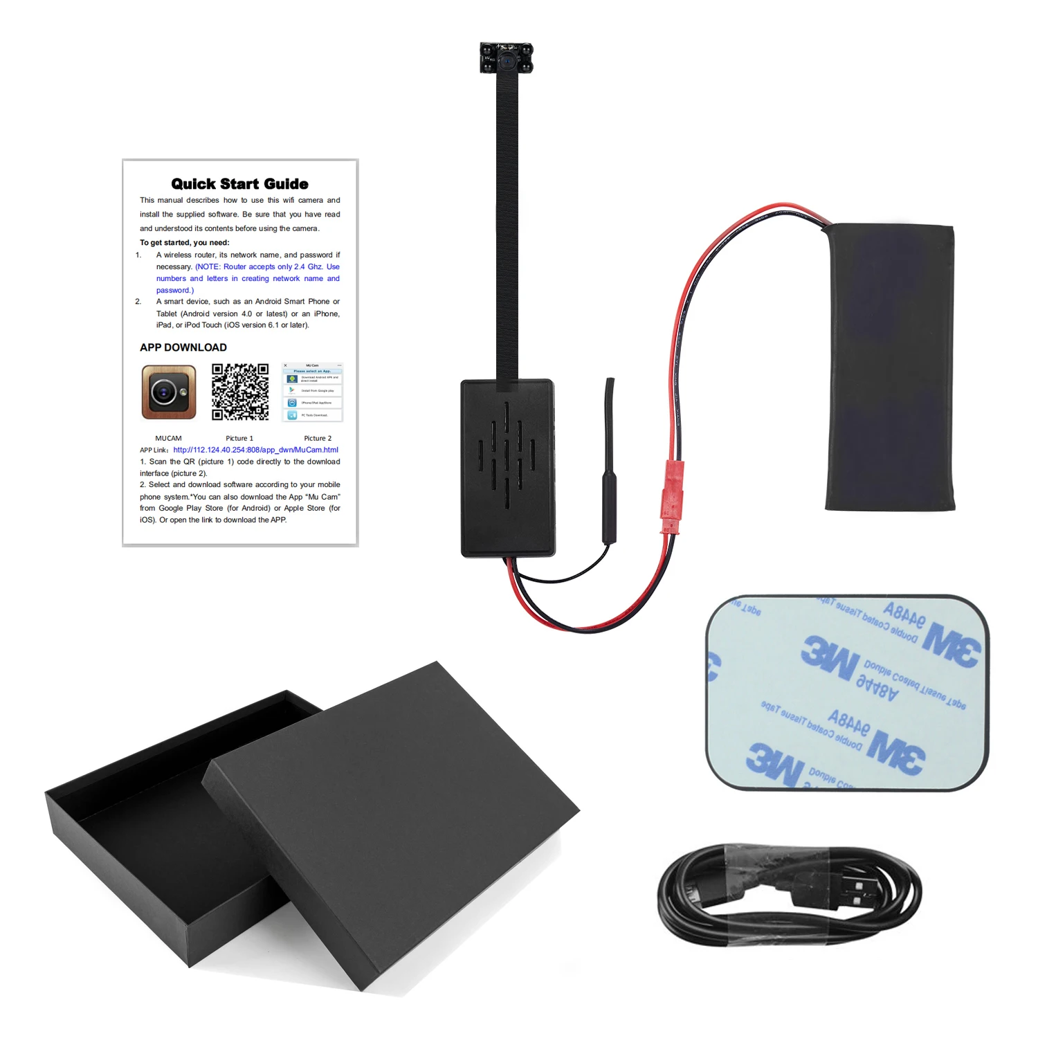 940nm Invisible Ir Leds Night Vision 1080p Security Camera Wireless