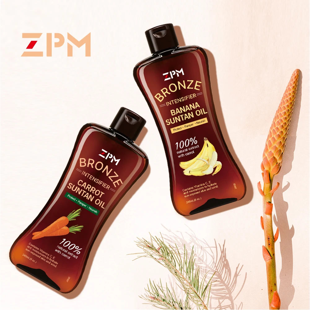 Zpm 100 Natural Extract Organic Dark Tanning Sun Care Moisturizing