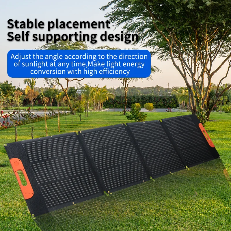 200w Solar Charger Charging Camping Folding Flexible Portable Solar ...