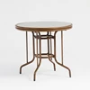 alu table garden furniture rattan table for outdoors