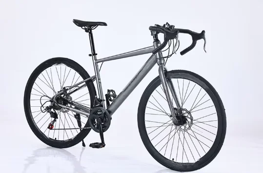 wholesale ultra light fast racing steel disc brake 700c road bike   21 speed gears for men women  adults  perfect for city riding-4
