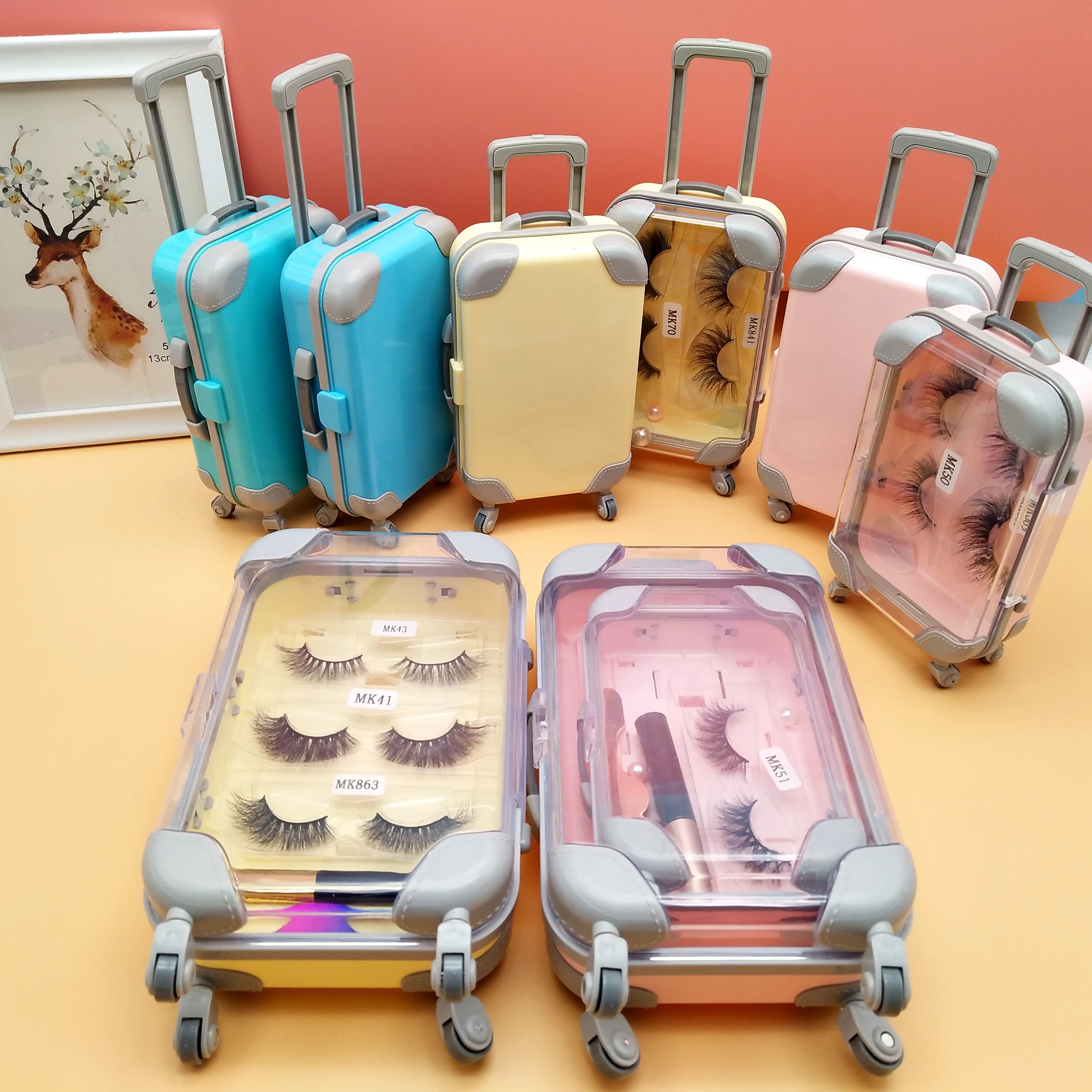 Luggage Package Box Suitcase Wholesale Factort Price 2pairs 3d 25mm ...