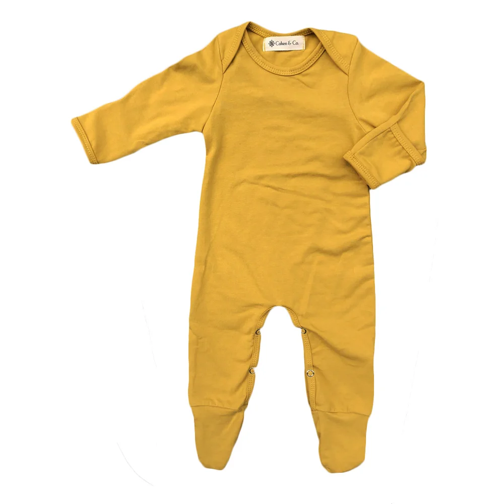 baby boy pajamas with mitten cuffs