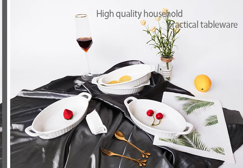 Modern Housewife Bowls And Plates Ceramic White Ceramic Plates