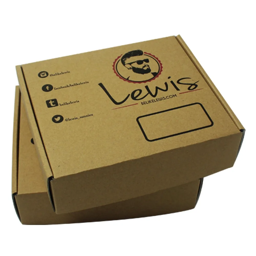 时尚小定制纸板包装零售盒子