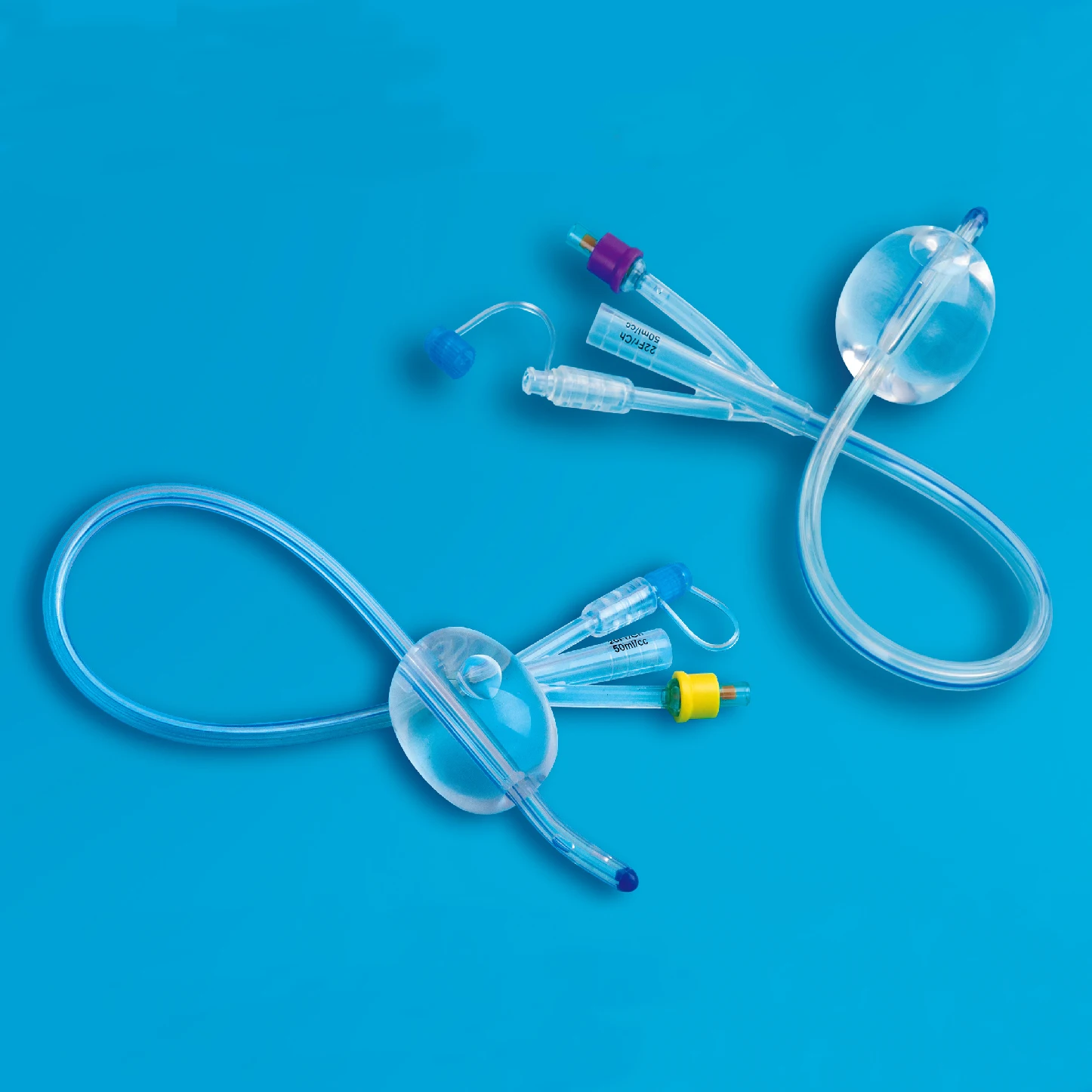 2 Way Or 3 Way All 100% Silicone Foley Catheter - Buy 100% Silicone ...