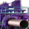 steel pipe cleaning out and in rust cleaning shot blasting equipment