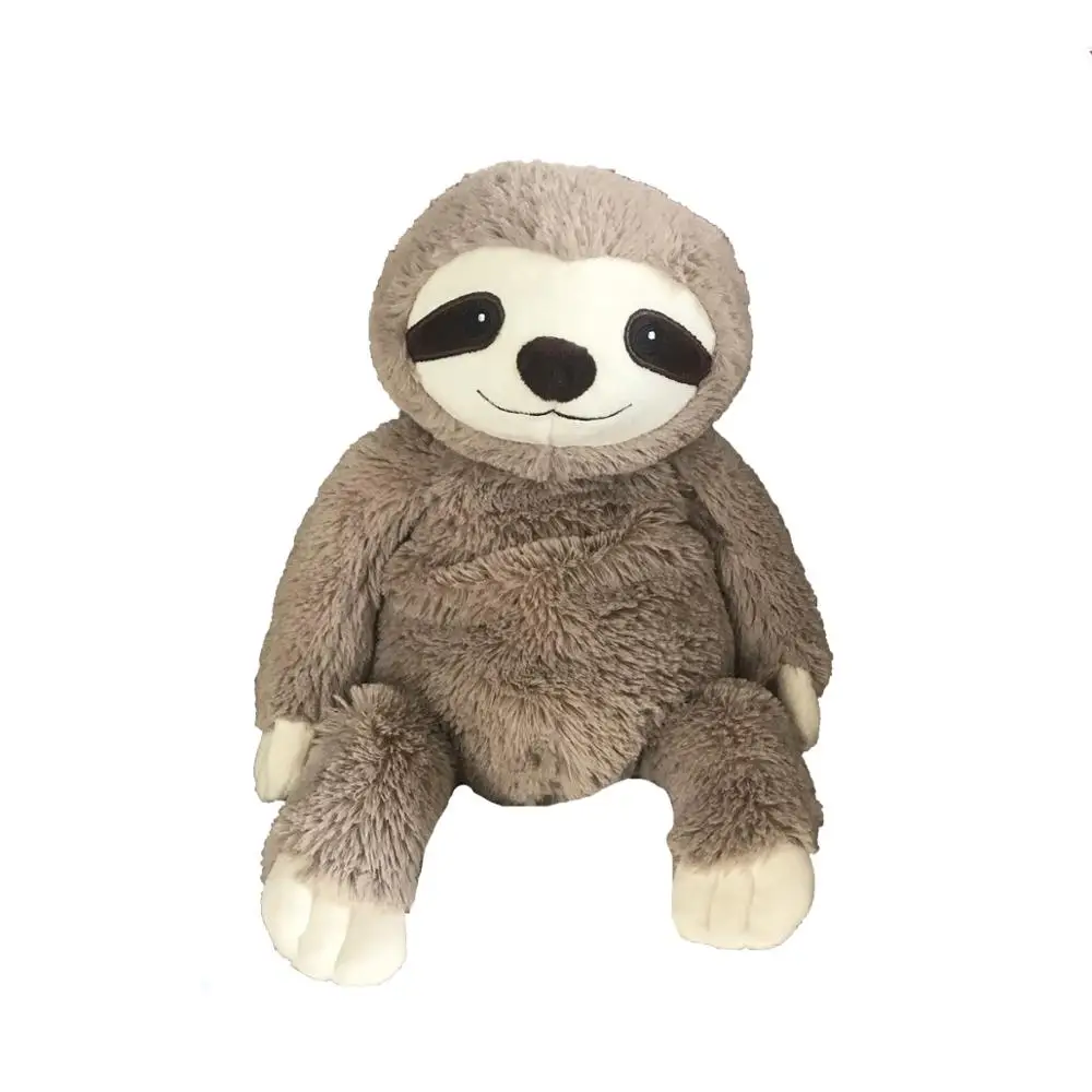 超柔软毛绒树懒动物玩具与豆类里面