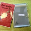 Eco-friendly transparent self adhesive plastic food snack candy packaging pp treat bags