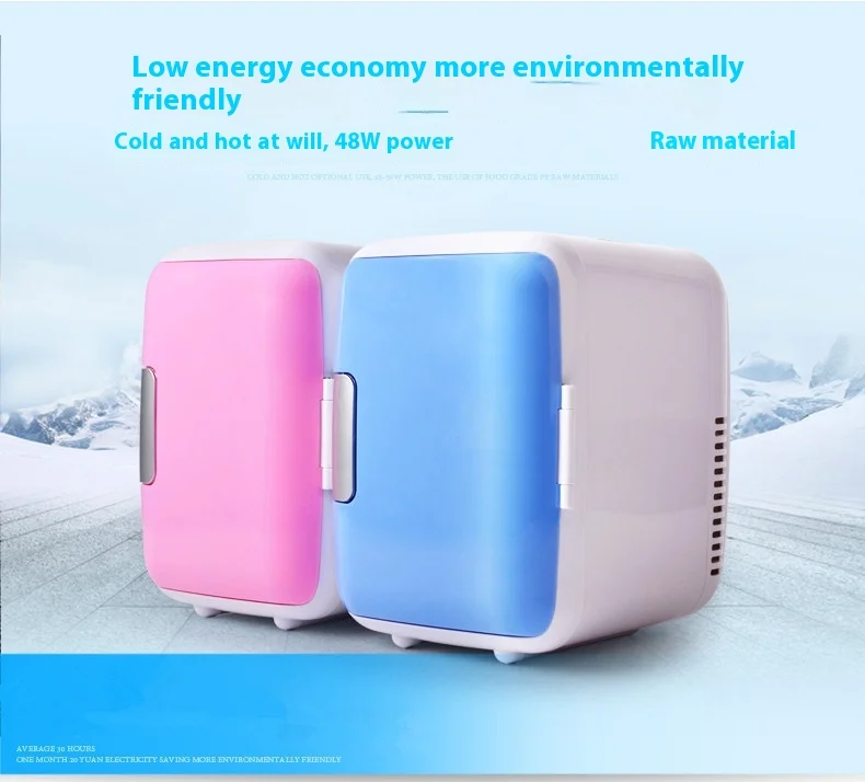 Refrigerador cosmético mini 4L personalizable directo de fábrica refrigerador de belleza semiconductor frío y caliente 2