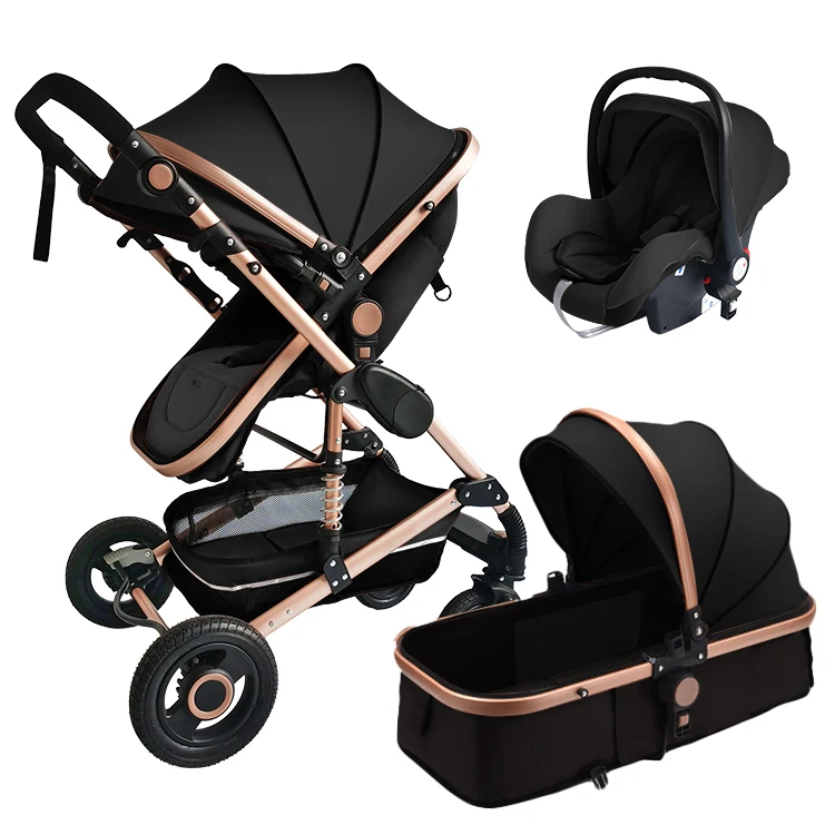 Multi Functional Strollers Cheap Multifunction Baby Pram Foldable Travel System 3 In 1 Baby Stroller