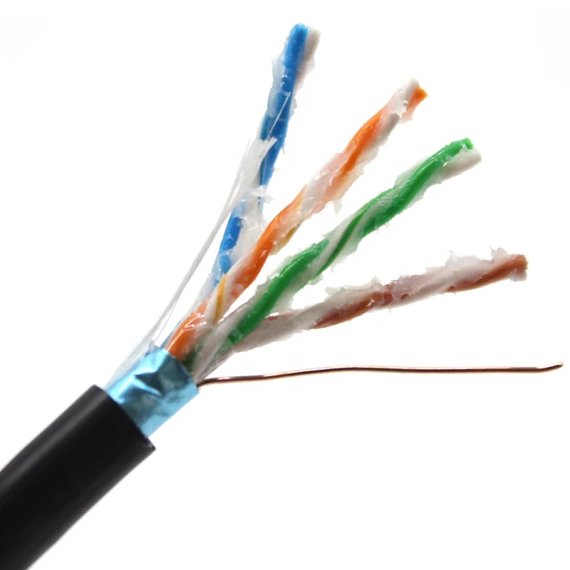 4 Pair Copper Jelly Filled Armored Cat6 Utp Cable Network Lan Cable ...