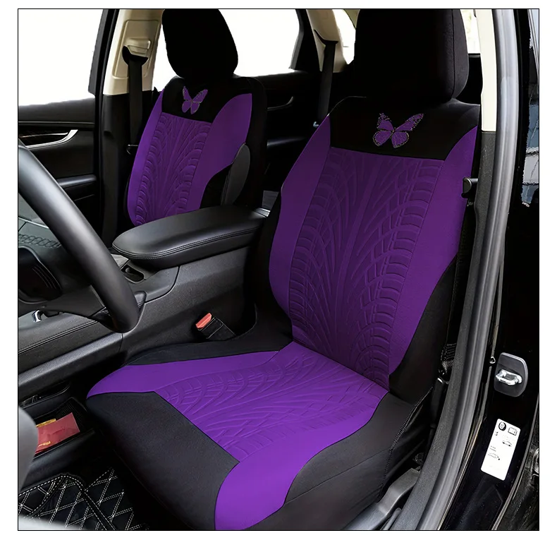 Five-seater 9-Piece Universal Seat Cover Set Exquisite Comfortable Butterfly Indentation Process Design Leather for Foreign supplier