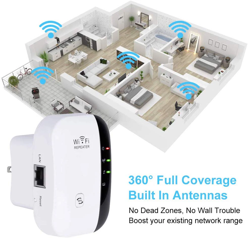 Factory Wireless Wifi Extender Wirelessn Repeater Ieee802.11 B/g/n