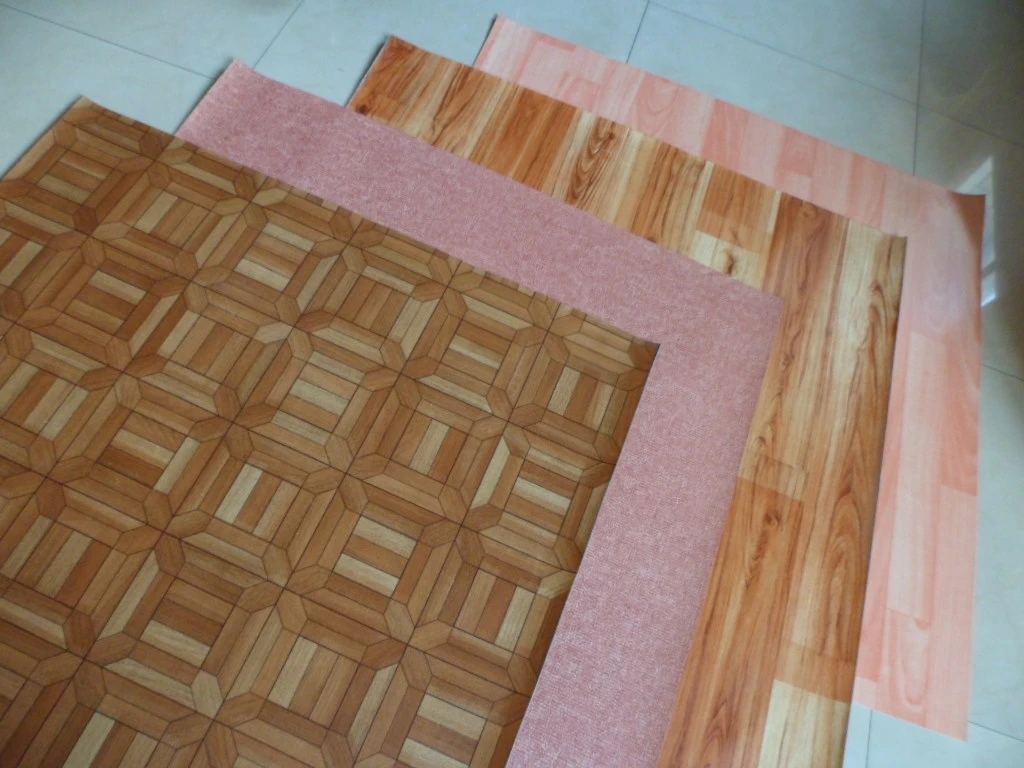 油毡地板卷-pvc 乙烯基地板