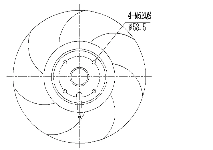 Centrifugal Fan, Plastic, 190mm - detail 8