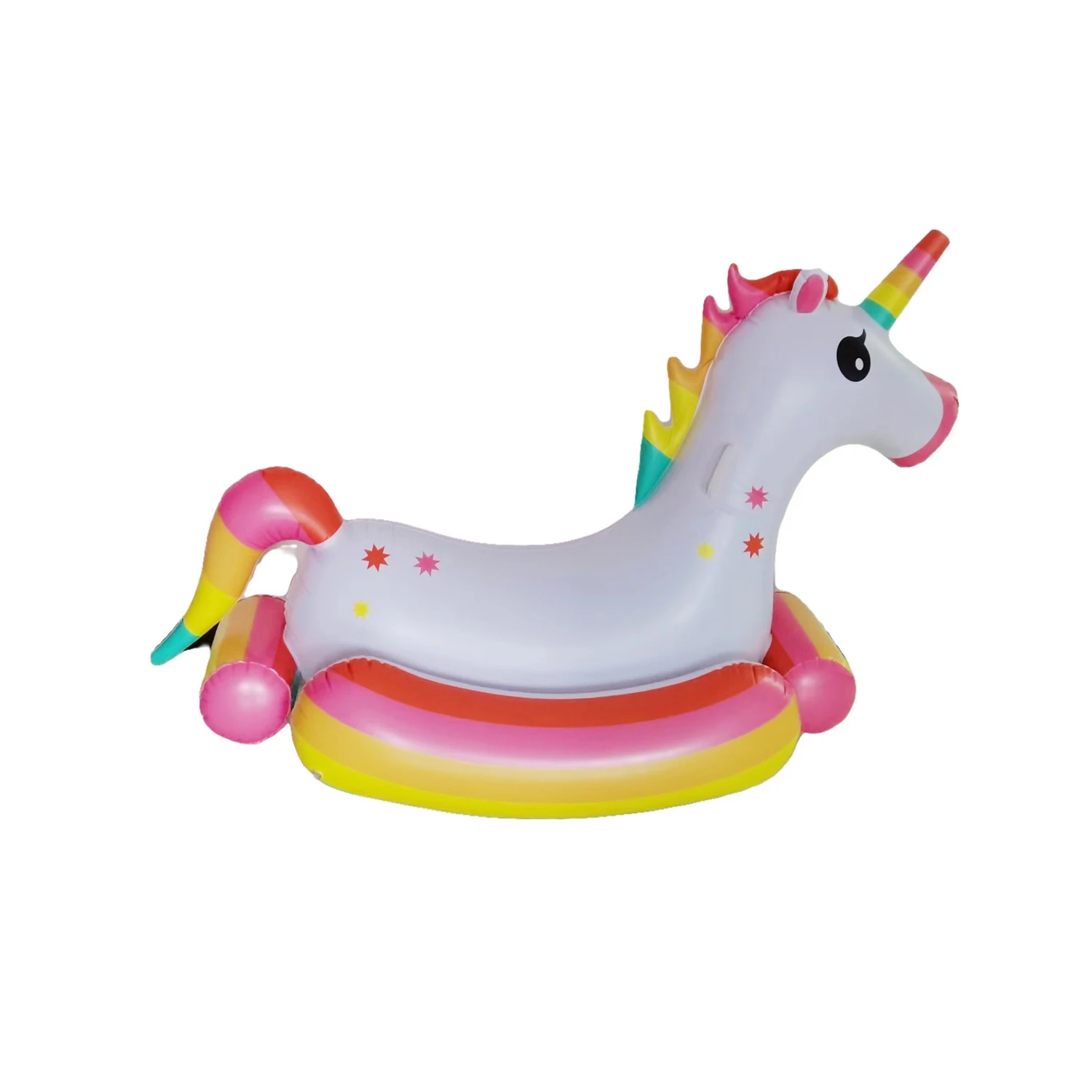 Inflatable Unicorn Water Spray Mount Roly-Poly Toy - Fun & Customizable