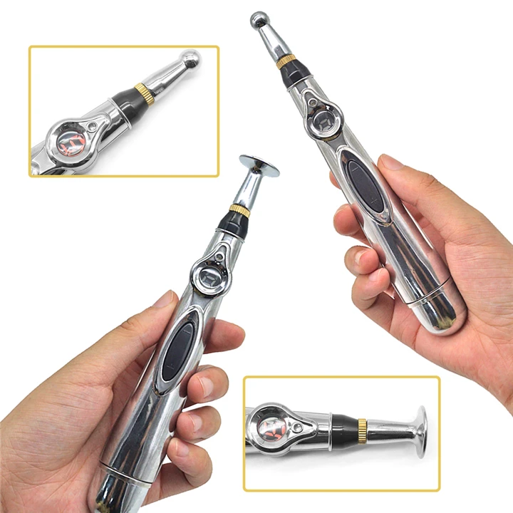 9 modes mini laser therapy massage tool electrical acupuncture meridian energy pen