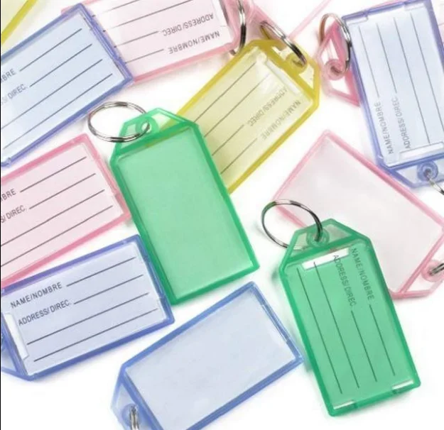 Pvc Card Plastic Print Key Tag Holder Rubber Key Head House Key Cap