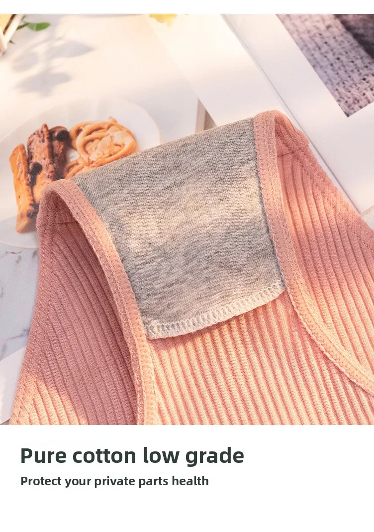 Wholesale New Arrival Cotton Women's Panties Breathable and Antibacterial Ladies Panties Women's Underwear Custom OEM Supplier