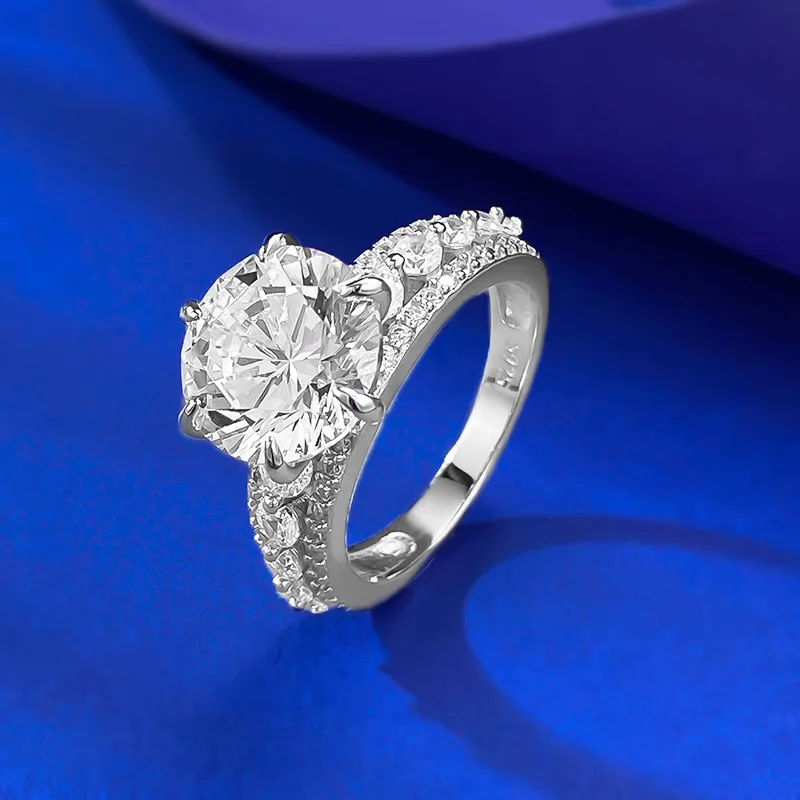 Custom IGI Certificate HTHP CVD Lab Grown Diamond Solid Gold Jewelry Lab Diamond Wedding Engagement Rings
