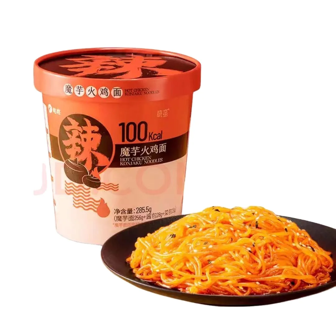 Korean Hot Chicken Flavor Konjac Noodles Ready To Eat Spicy Instant Cup