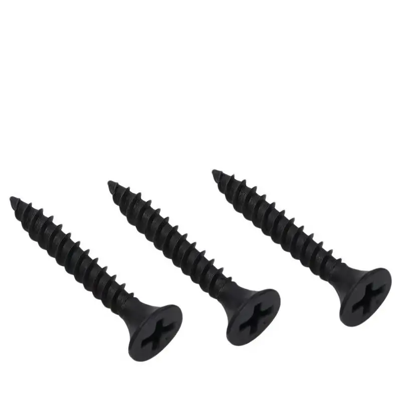 200pcs M3 Cross Flat Head Tapping Wood Screws W Oxide & Wax 4 Size Assortment KI For Sale Online