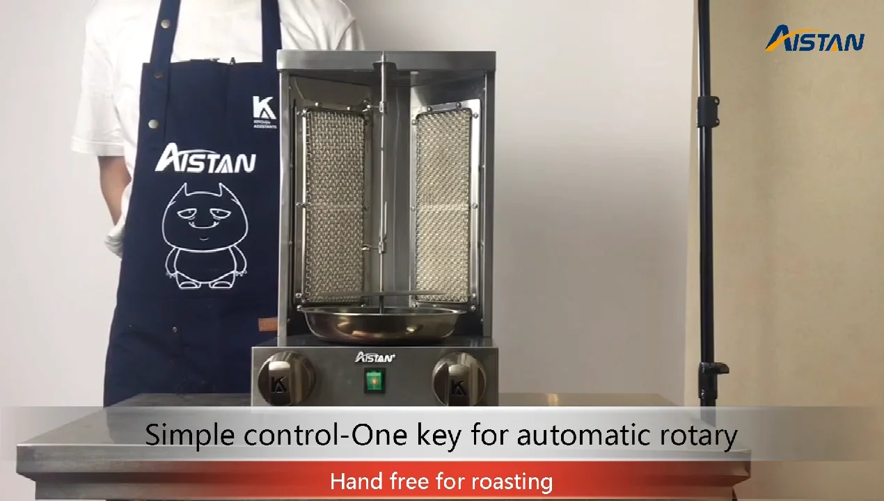 Gb25 Barbecue Turkey Doner Kebab Machine Shawarma Roasters Rotisseries Chicken Ovens Gas Lpg