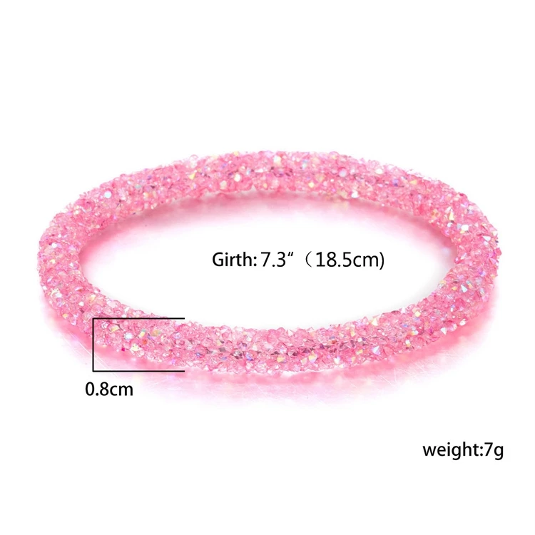 Huasi-friendship Bracelet Girls Glitter Wrist Adjustable Jewelry Gift