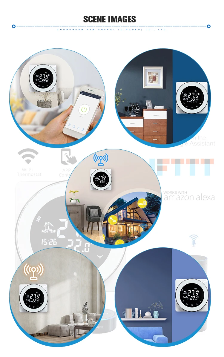 2020 hot sale digital temperature controller wifi thermostat 220v 16A - ANKUX.COM