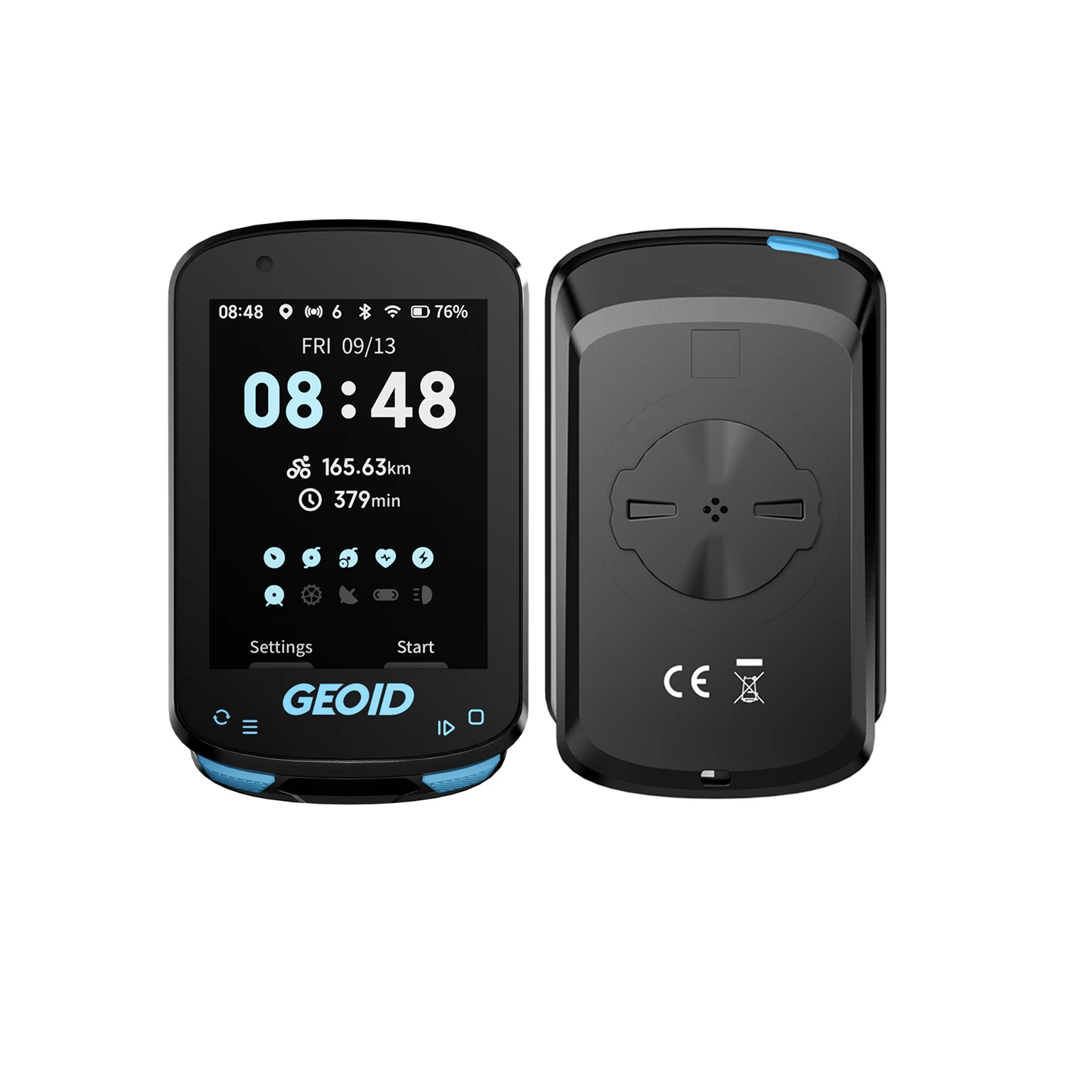 Geoid CC600 Wireless Bike Speedometer: Colorful GPS Computer, ANT+
