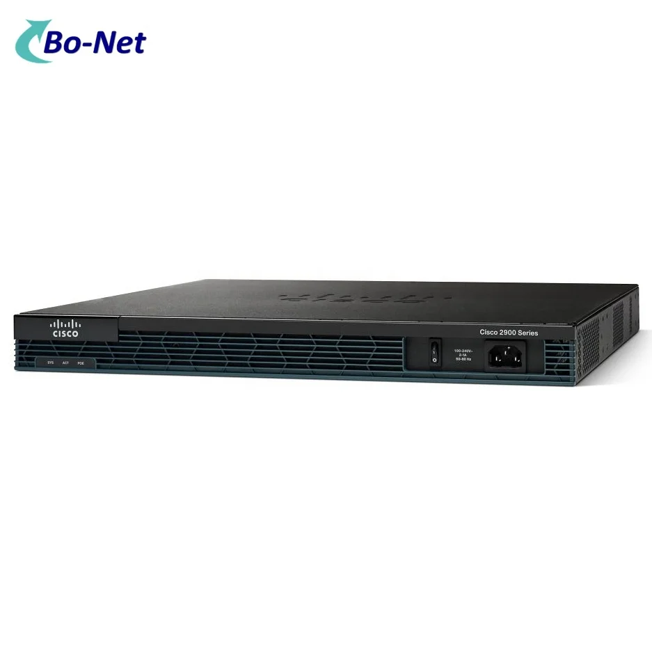 Used 2901/K9 Gigabyte Enterprise Router Office Network Device  2G RAM   8G Flash
