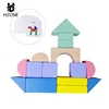 2019 European Style DIY Outside Wooden Small Kids Assembling Toys Construction Army Building Blocks Set Toy