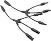 MC4 Y Branch Connector Solar Panel Parallel Connection 1M3F+3M1F