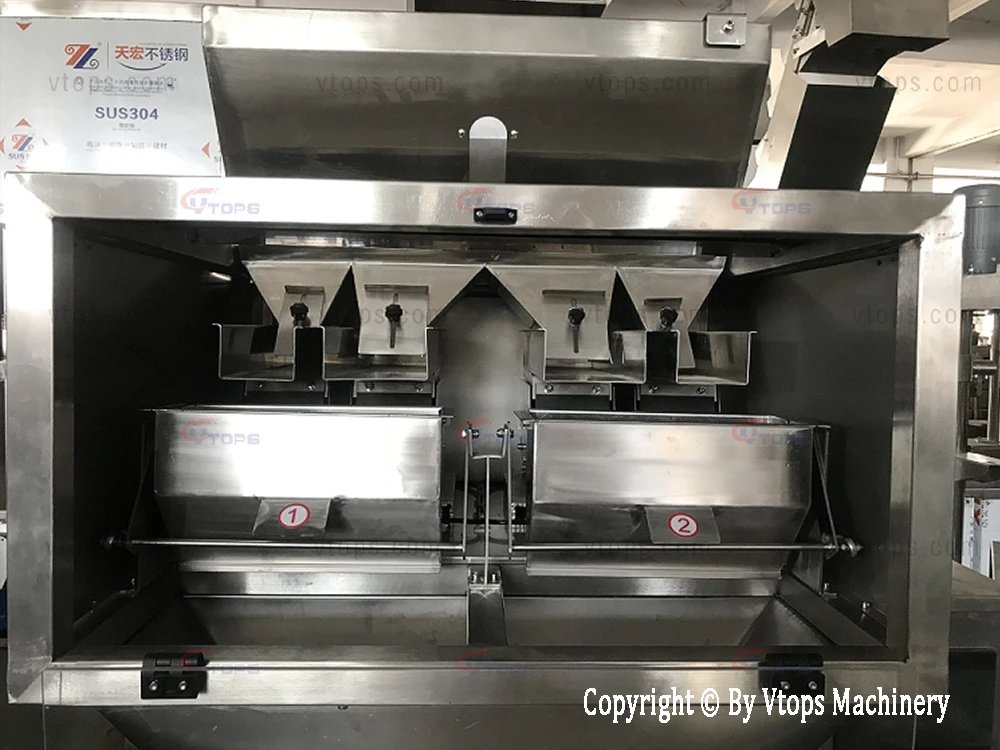 Multi-Head Weigher Granule Vegetables Fruits Food Seeds Packing Machine