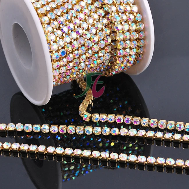 2020 新到货修补程序塑料修剪使用服装设计水钻链