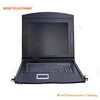 Cat5 KVM Control Platform 1U 19'' Rackmount 17'' LCD Screen RJ45 Network KVM Switch