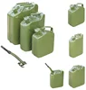 Military-spec Jerry Fuel Can Steel Diesel Petrol Gasoline Tank Gas Oil Drum 5Ltr 10Lt 20L