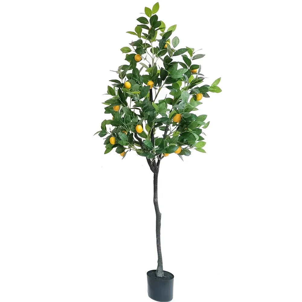 100180cm Factory New Arrivals Real Wood Artificial Lemon Tree Buy