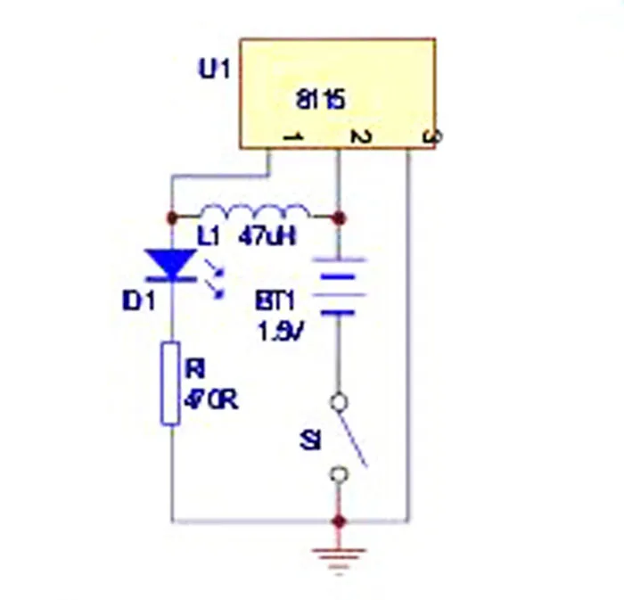 Yx8115 схема китайского фонаря